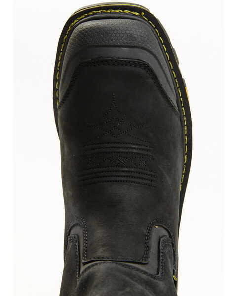 Image #6 - Cody James Men's Waterproof Met Guard Western Work Boots - Composite Toe, Black, hi-res