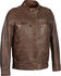 Image #1 - Milwaukee Leather Men's Zip Front Classic Moto Leather Jacket, Brown, hi-res