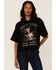 Image #1 - Country Deep Women's Rocking Graphic Tee, Black, hi-res