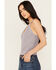 Image #2 - Cleo + Wolf Women's Sweater Knit Tank, Light Purple, hi-res