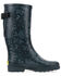 Image #1 - Western Chief Women's Feminine Floral Wide Calf Tall Rain Boots, Slate, hi-res