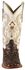 Ferrini Women's Hornback Caiman Print Western Boots - Broad Square Toe, Chocolate, hi-res