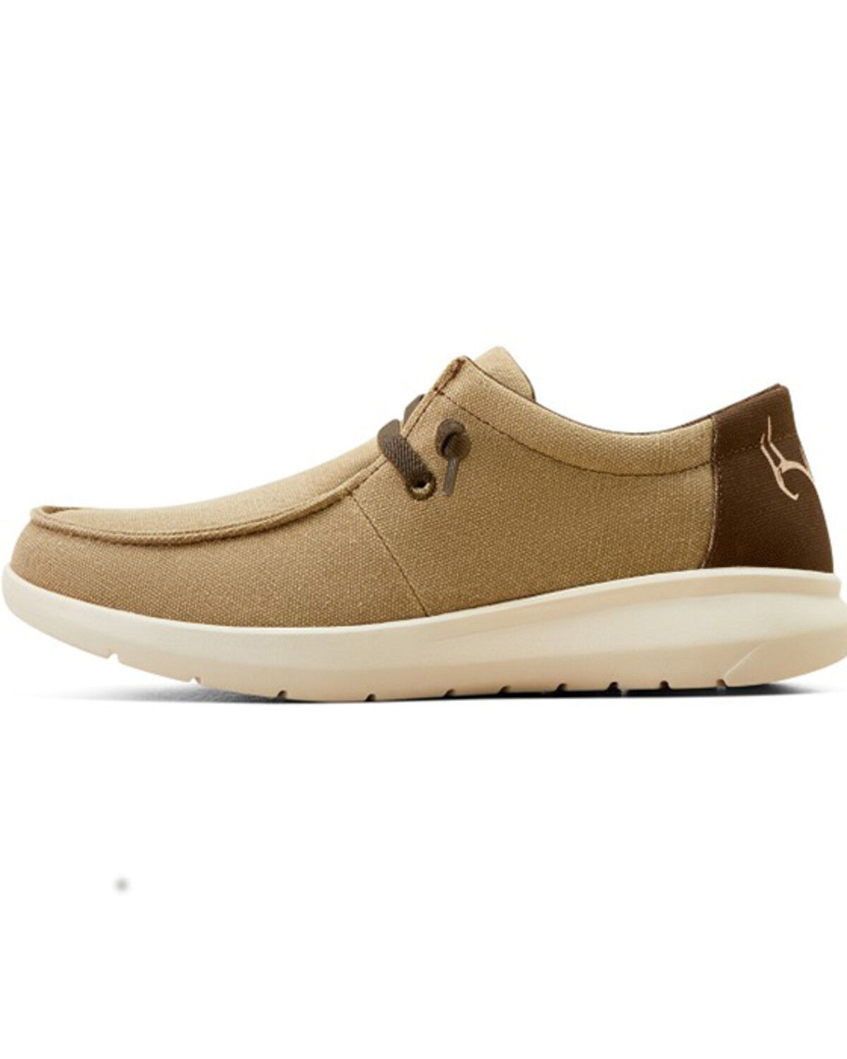 Image #2 - Ariat Men's Hilo Stretch Lace Casual Shoes - Moc Toe, Brown, hi-res