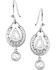 Image #2 - Montana Silversmiths Women's Frozen Dew Drops Crystal Earrings, Silver, hi-res