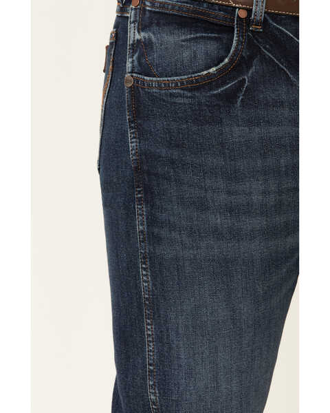 Image #4 - Wrangler Retro Men's Victoria Dark Wash Stretch Slim Bootcut Jeans , , hi-res