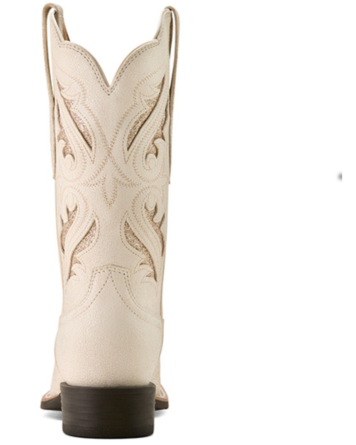 Image #3 - Ariat Women's Round Up Bliss Inlay Western Boots - Broad Square Toe, White, hi-res