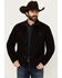 Image #1 - Cody James Men's Ozark Memphis Washed Rancher Jacket, Black, hi-res