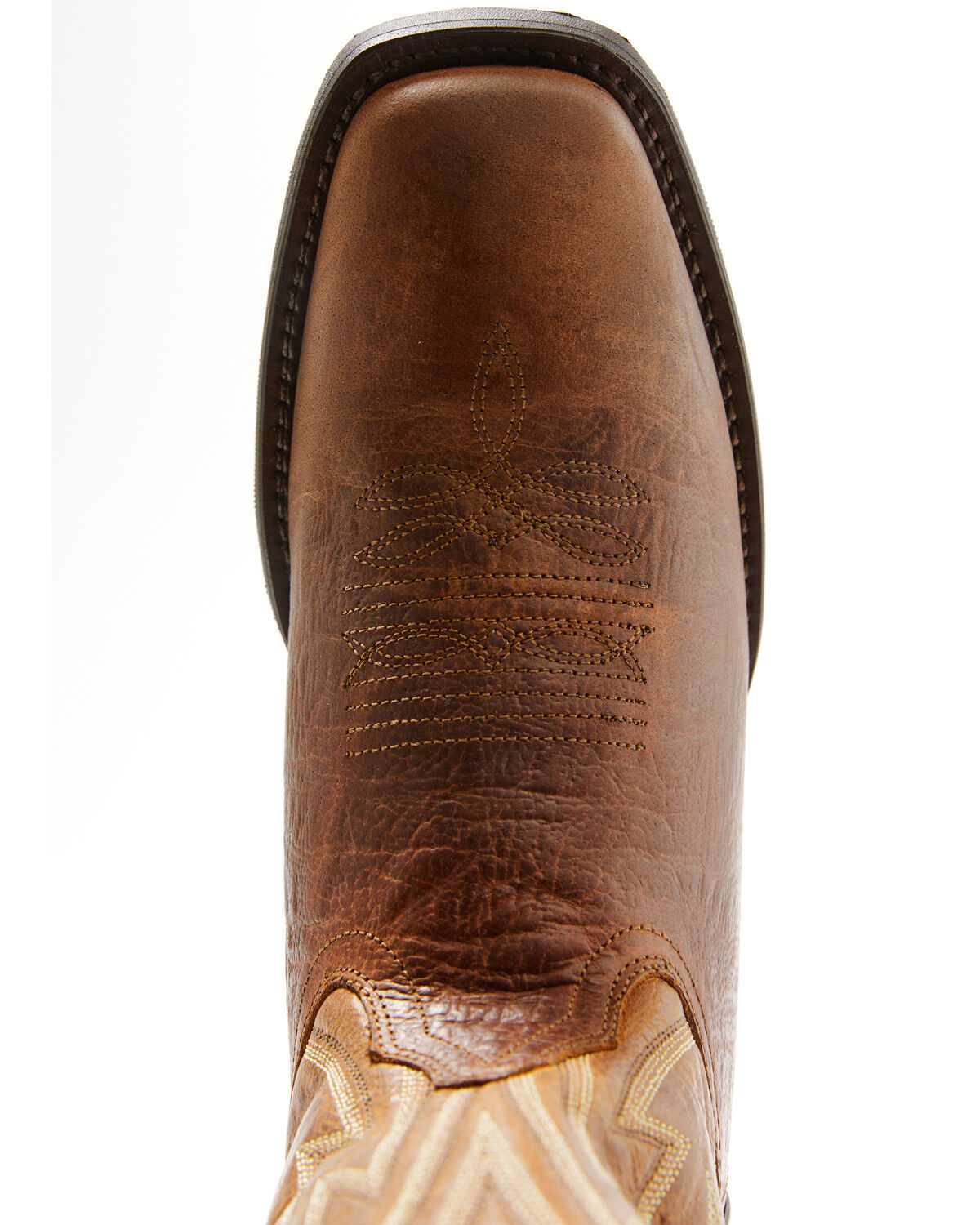 Image #6 - Laredo Men's Latham Western Boots - Square Toe, Tan, hi-res