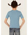 Image #4 - Wrangler Boys' Americana Logo Short Sleeve Graphic T-Shirt , Medium Blue, hi-res
