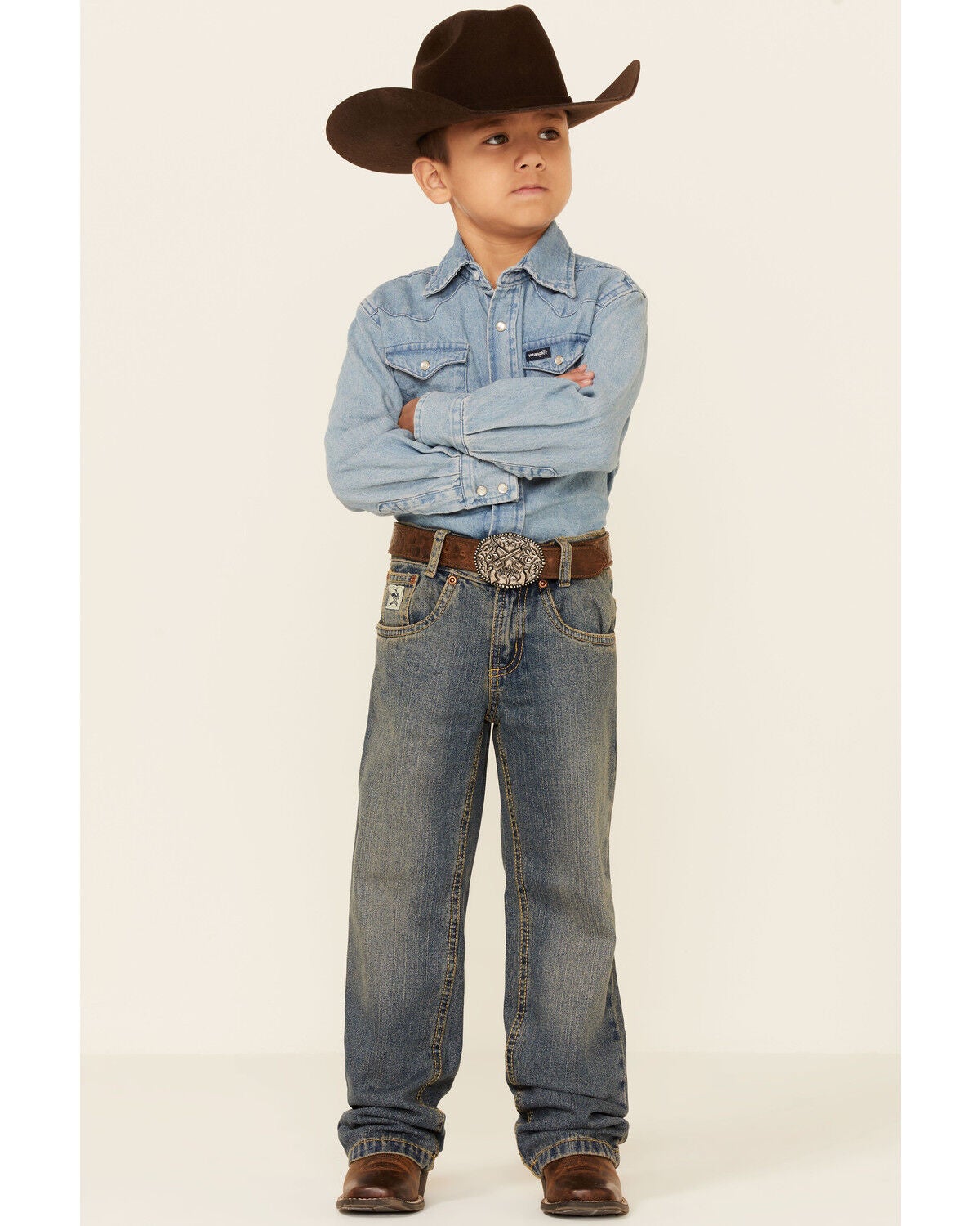 Image #1 - Cinch Boys' Low Rise Slim Fit Jeans - 4-7, , hi-res