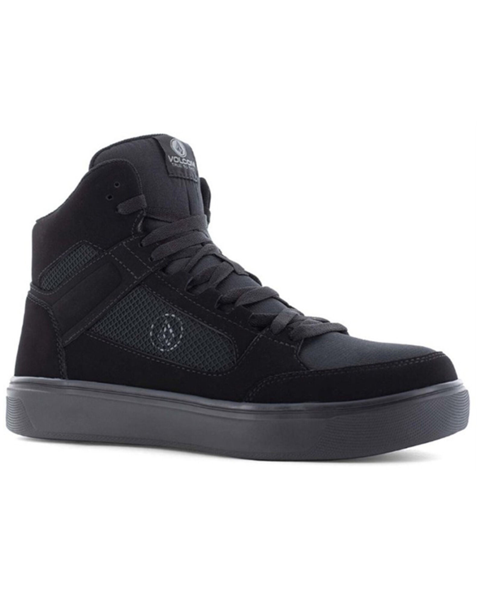 Men's Skate Inspired High Top Work Shoes Composite Toe