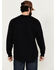 Image #4 - Hawx Men's FR Long Sleeve Pocket T-Shirt  - Big , Navy, hi-res