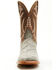Image #4 - El Dorado Men's Exotic American Alligator Western Boots - Broad Square Toe, Grey, hi-res