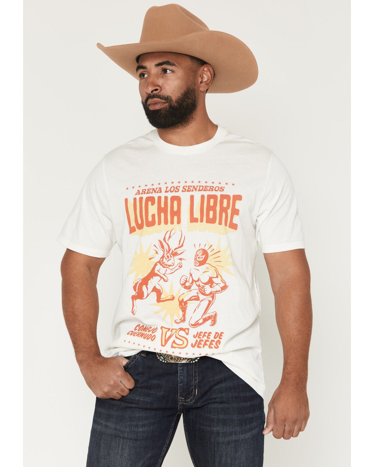 Product Name: Sendero Provisions Men's Lucha Libre Short Sleeve Graphic T-Shirt
