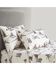 Image #1 - HiEnd Accents 200TC Cotton White Pine 4 Piece Sheet Set - Full Size, White, hi-res