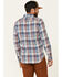 Flag & Anthem Men's Valinda Large Plaid Long Sleeve Button Down Western Shirt , Red, hi-res
