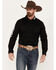 Image #1 - Panhandle Select Men's Solid Long Sleeve Button-Down Western Shirt, Maroon, hi-res