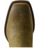Image #4 - Ariat Men's Booker Ultra Suede Western Boots - Broad Square Toe, Green, hi-res