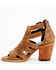 Image #3 - Caborca Silver Women's April Fashion Booties - Round Toe, Tan, hi-res