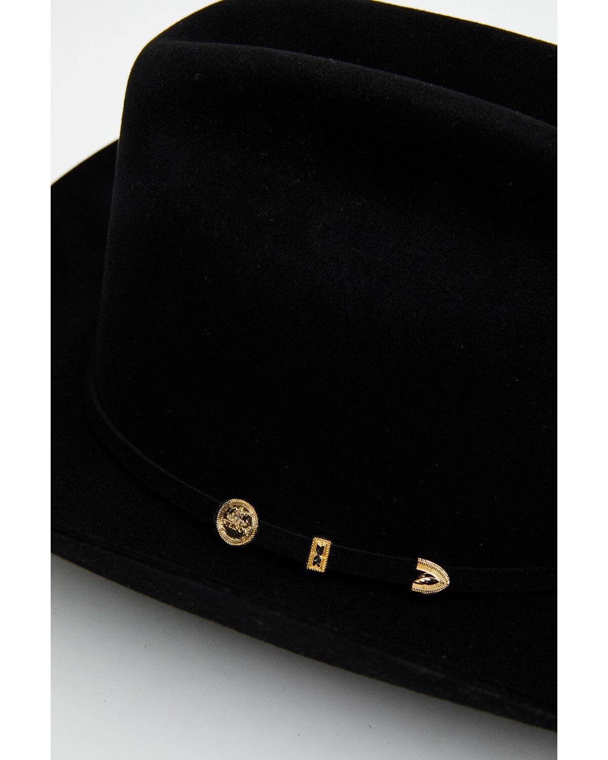 Image #2 - Stetson 100X El Presidente Felt Cowboy Hat, Black, hi-res