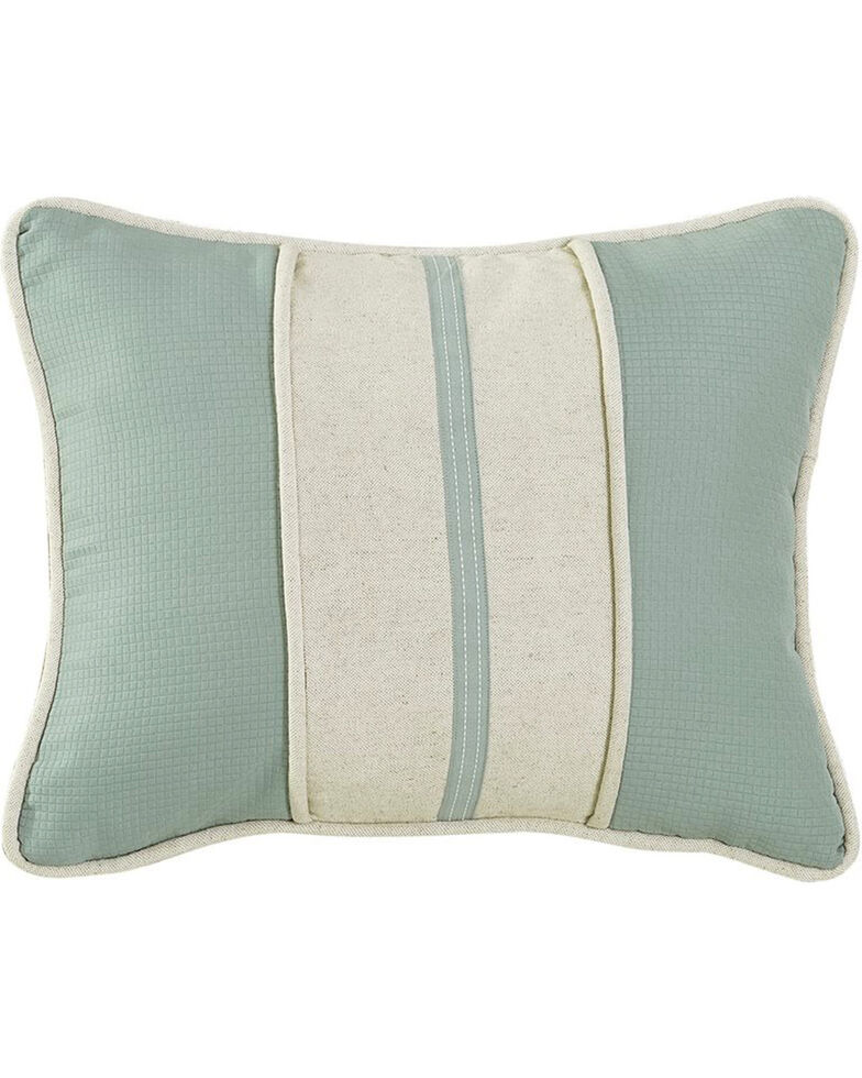 HiEnd Accents Green Textured Pillow , Green, hi-res