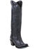 Image #1 - Lane Women's Plain Jane Charcoal Tall Western Boots - Round Toe , Black, hi-res