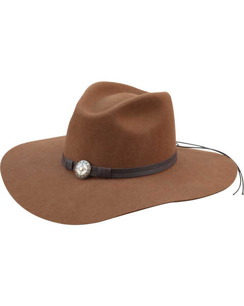 Silverado Women's Scarlett Crushable Felt Western Fashion Hat , Pecan, hi-res