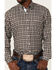 Image #3 - Resistol Men's Quincy Small Plaid Long Sleeve Button Down Western Shirt, Blue, hi-res