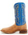 Image #3 - Justin Women's Peyton Western Boots - Broad Square Toe, Cognac, hi-res