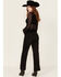 Image #3 - Dear John Women's Holly High Rise Wide Stretch Denim Jeans, Black, hi-res