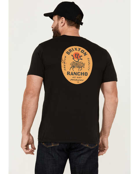 Brixton Men's Rancho Short Sleeve Graphic T-Shirt , Black, hi-res