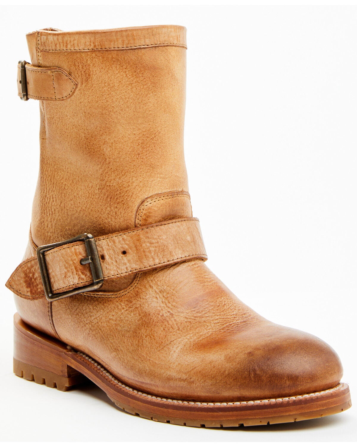 Cleo + Wolf Women's Blaine Fashion Booties - Round Toe, Cognac, hi-res
