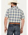 Image #4 - Kimes Ranch Men's Four Stroke Plaid Print Short Sleeve Button Down Shirt, Blue, hi-res