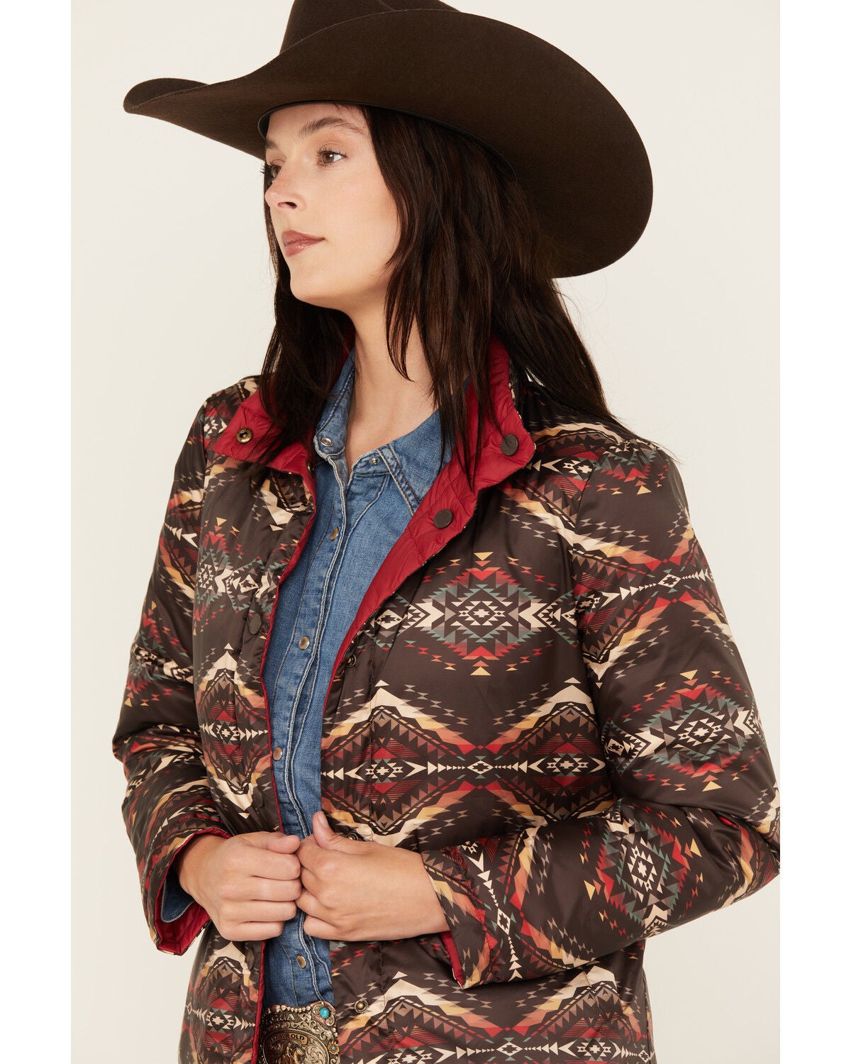Image #5 - Pendleton Women's Biiteroot Reversible Packable Down Jacket , , hi-res