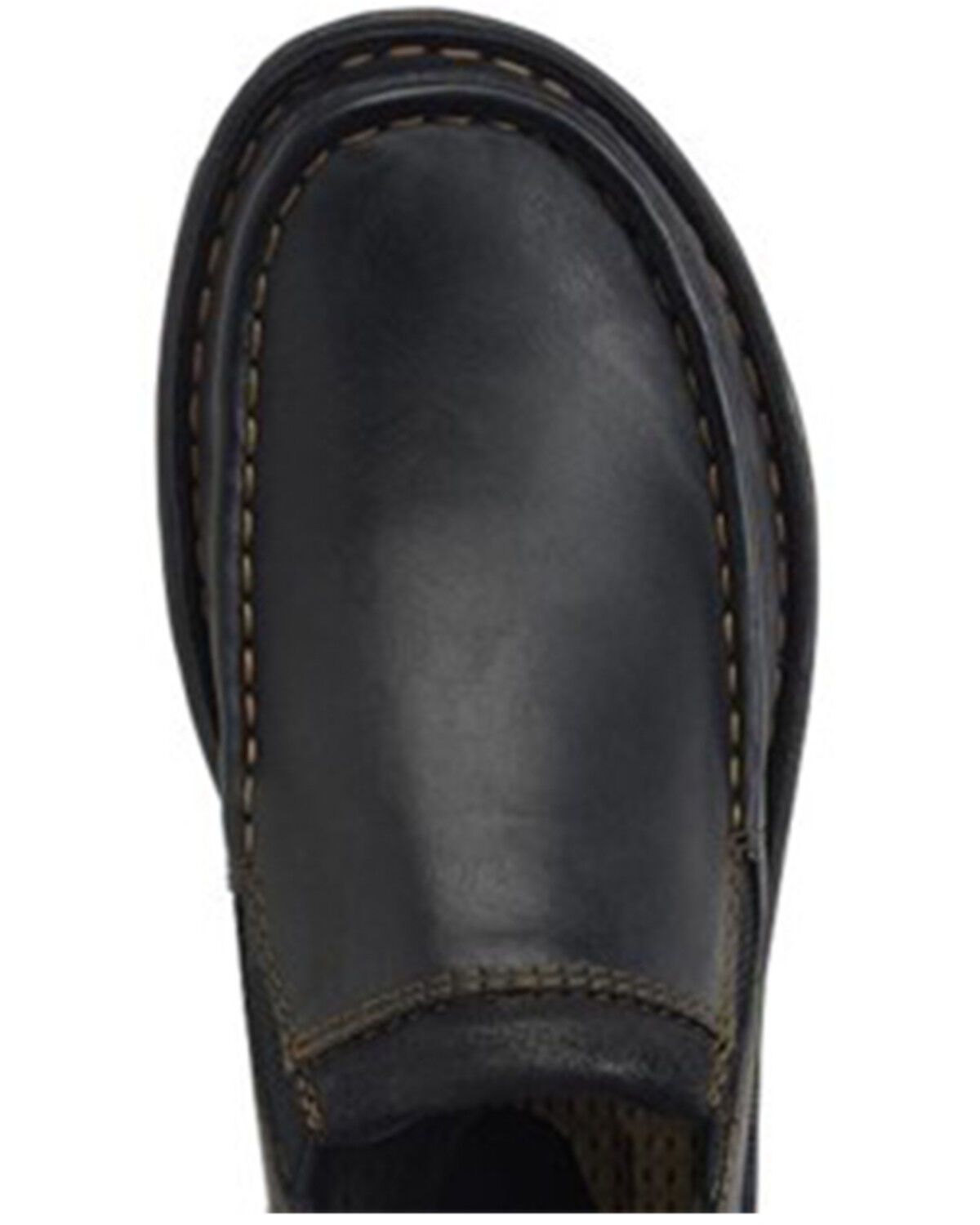 Image #6 - Born Men's Gudmund Casual Shoes - Moc Toe, Black, hi-res