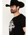 Cody James Men's Dead Or Alive Short Sleeve Graphic T-Shirt, Black, hi-res