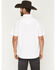 Image #4 - Moonshine Spirit&reg; Men's Gaucho Vertical Embroidered Short Sleeve Snap Western Shirt, White, hi-res