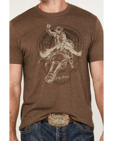 Image #3 - Cody James Men's Rodeo Bottle Short Sleeve Graphic T-Shirt, Brown, hi-res