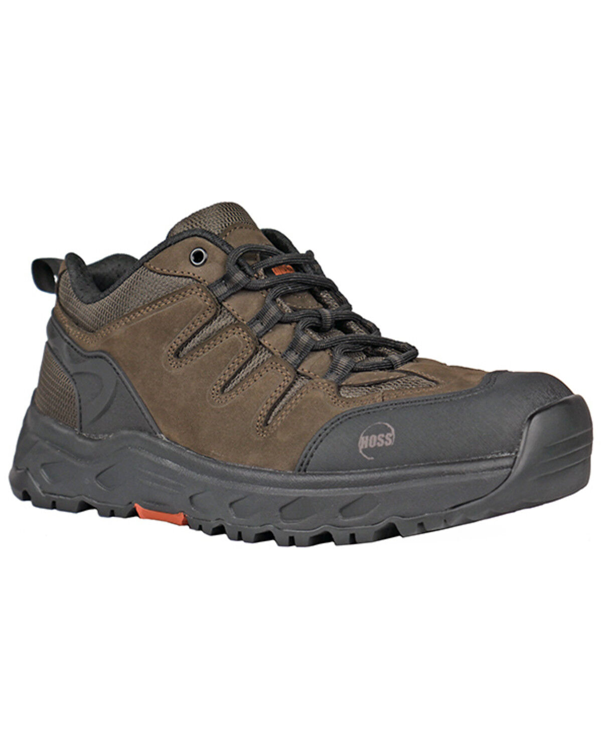 Image #1 - Hoss Men's Eric Lo Oxford Work Shoes - Soft Toe, Brown, hi-res