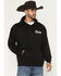 Image #2 - Coors Men's Riders Logo Embroidered Hooded Sweatshirt, Black, hi-res