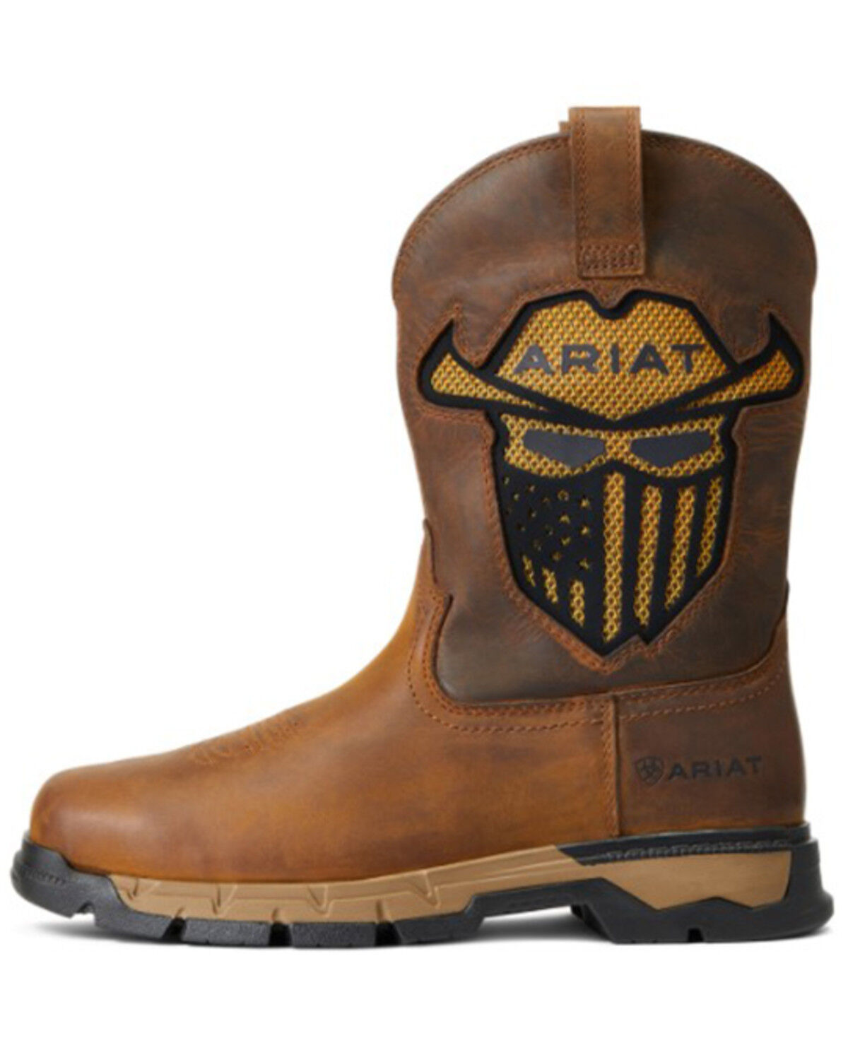 Image #2 - Ariat Men's Rebar Flex Western VentTEK Incognito Work Boots - Broad Square Toe, Brown, hi-res