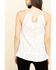 Image #5 - Rock & Roll Denim Women's Ivory Floral Embroidered Halter Top, Ivory, hi-res