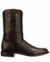 Image #2 - Lucchese Men's Majestic Roper Western Boots - Round Toe, Black Cherry, hi-res