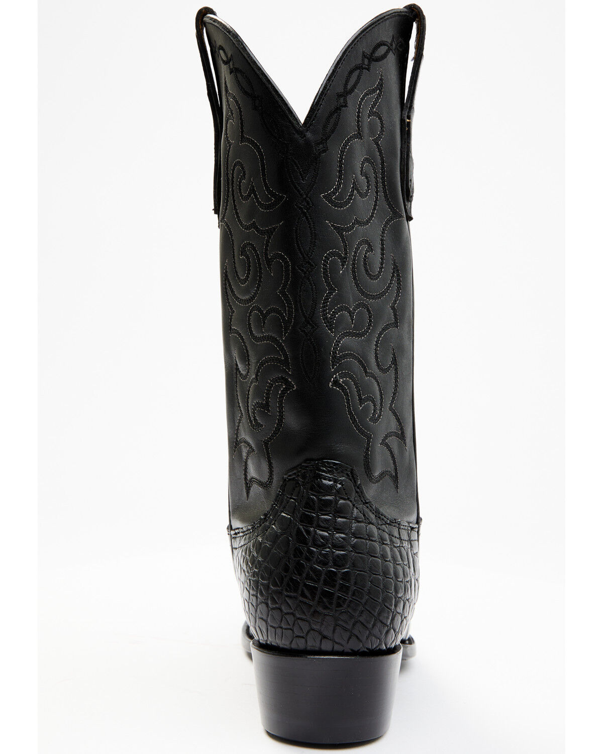 Image #5 - Cody James Men's Exotic American Alligator Western Boots - Round Toe, Black, hi-res