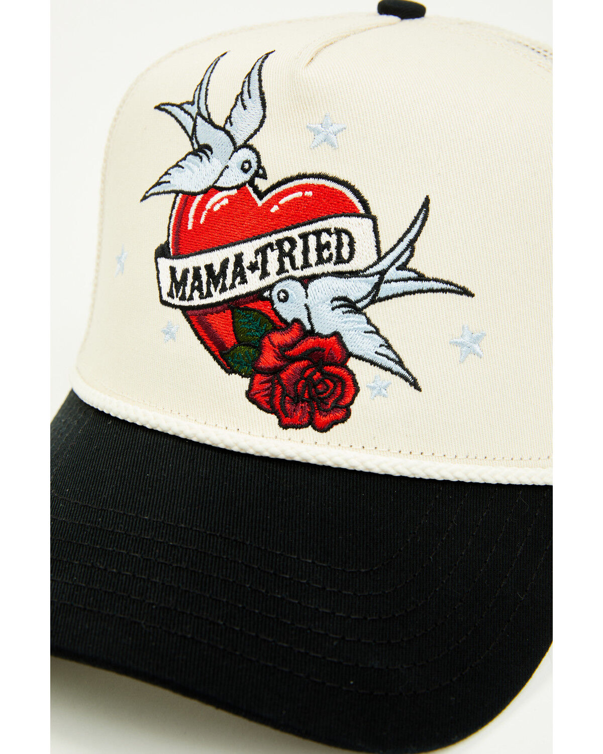 Image #2 - Idyllwind Women's Mama Tried Ball Cap, Cream, hi-res