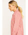 Image #4 - Ariat Women's Boot Barn Exclusive FR Talitha Plaid Long Sleeve Work Shirt, Red, hi-res