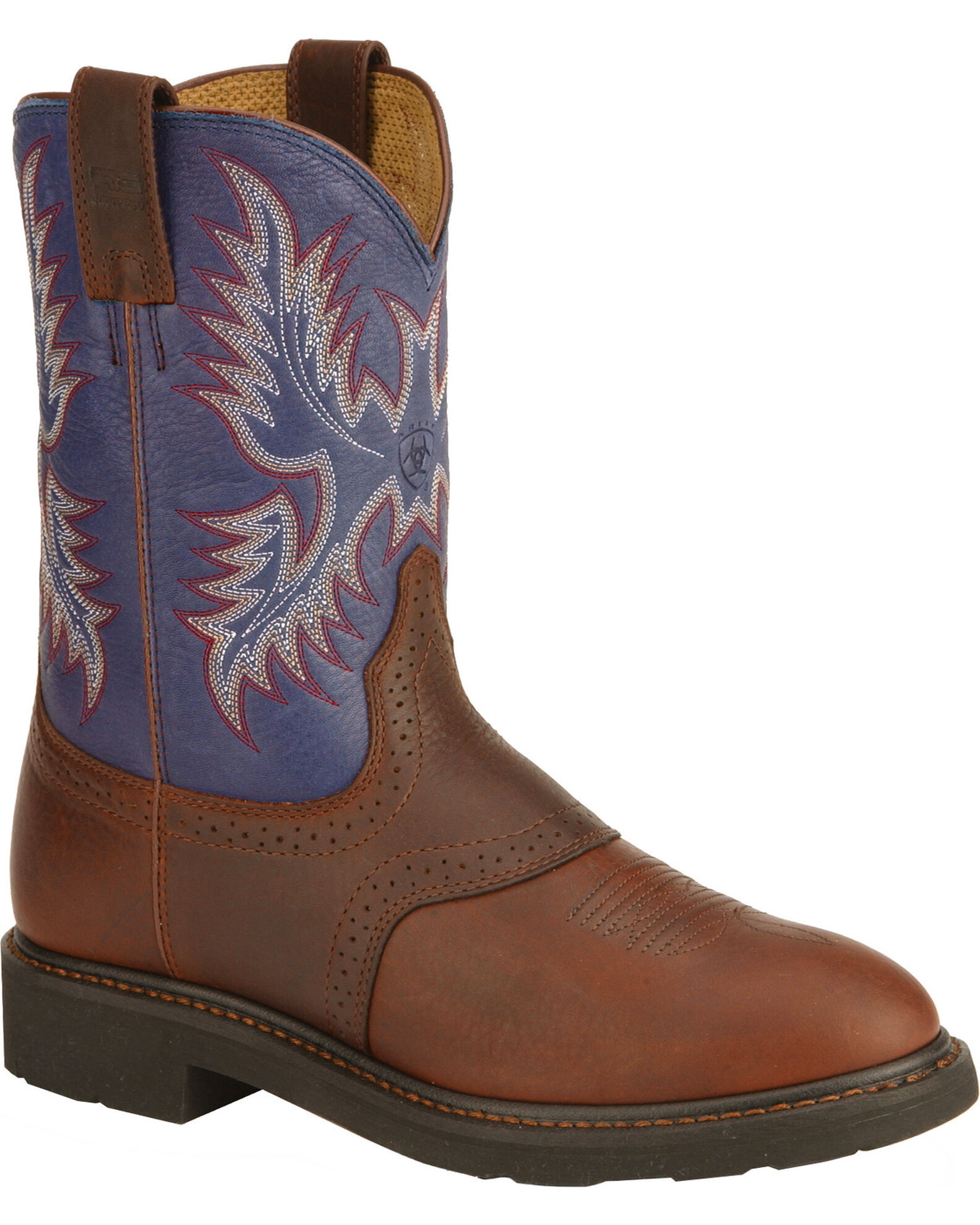 Ariat Sierra Saddle Vamp Work Boots Soft Toe Sheplers