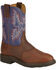 Image #1 - Ariat Sierra Saddle Vamp Work Boots - Soft Toe, Redwood, hi-res