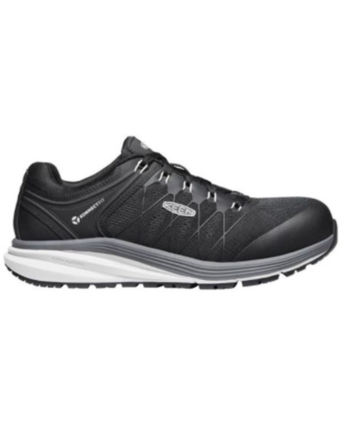 Image #2 - Keen Men's Vista Energy Work Shoes - Carbon Toe, Black, hi-res