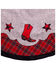 Image #3 - Kurt Adler Plaid Print Western Tree Skirt, Multi, hi-res